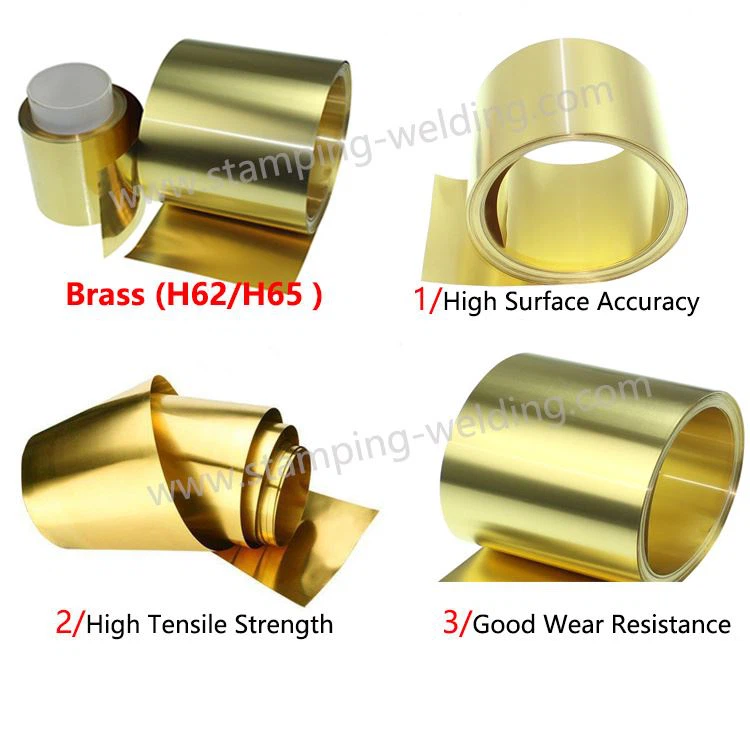 Brass material for fuse caps