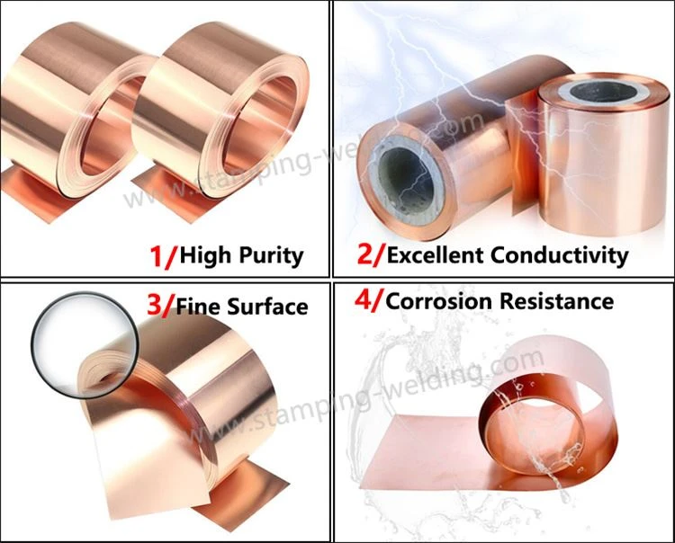 T2 red copper belt for fuse terminal