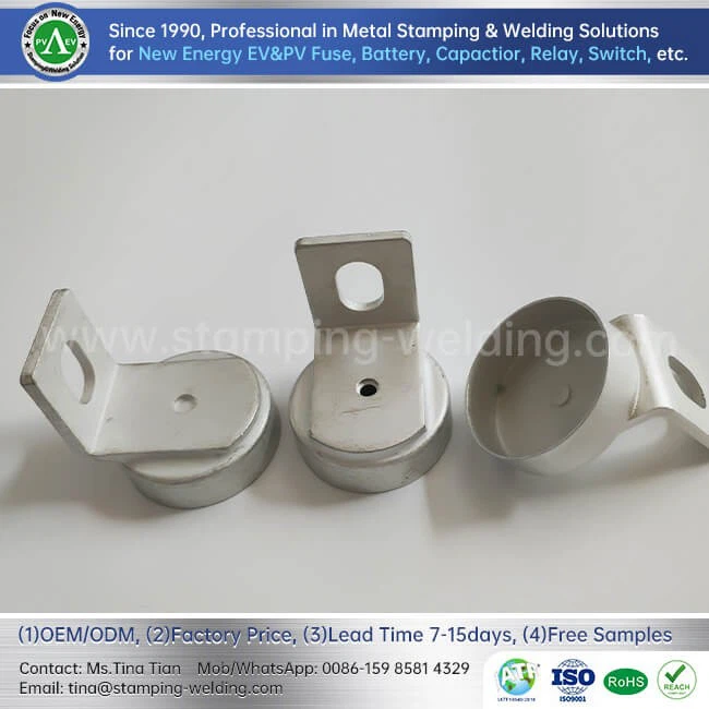 Copper Cap Contact for Electric Vehicle Fuse