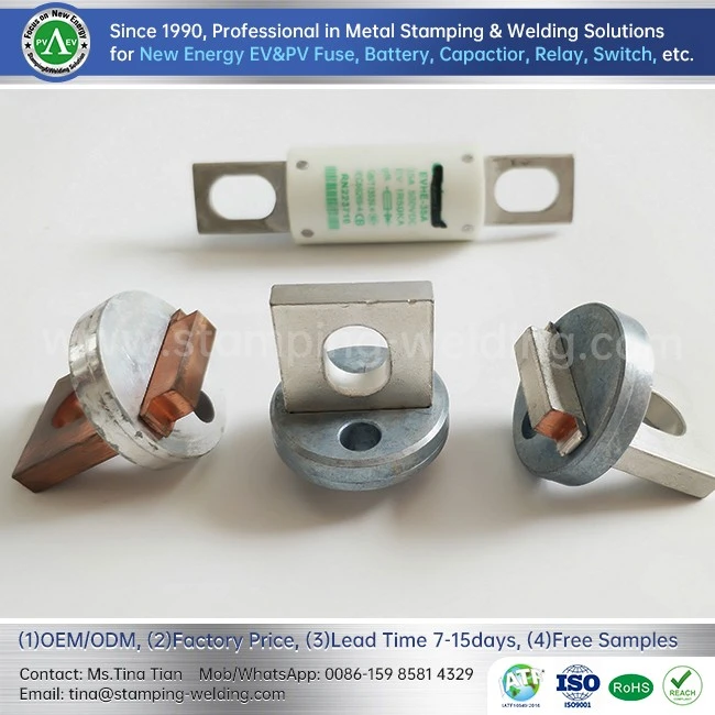 Copper Contact For EV Fast Fuse