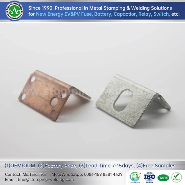 Copper Sheet Fuse L-type Parts
