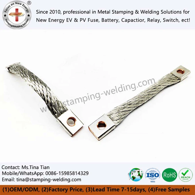 Tinned Copper Braid Earthing Tape Tinned Copper Braid Earthing Tape