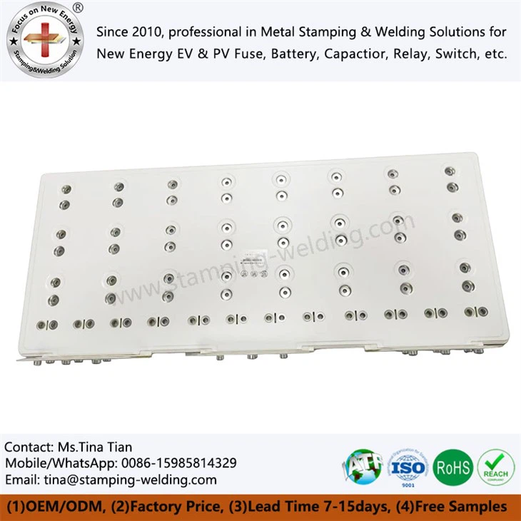 電気自動車用コンデンサ用積層バスバー