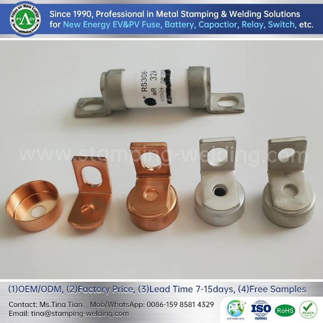 Copper Outer Cap For New Energy Car Fuse Copper Outer Cap For New Energy Car Fuse