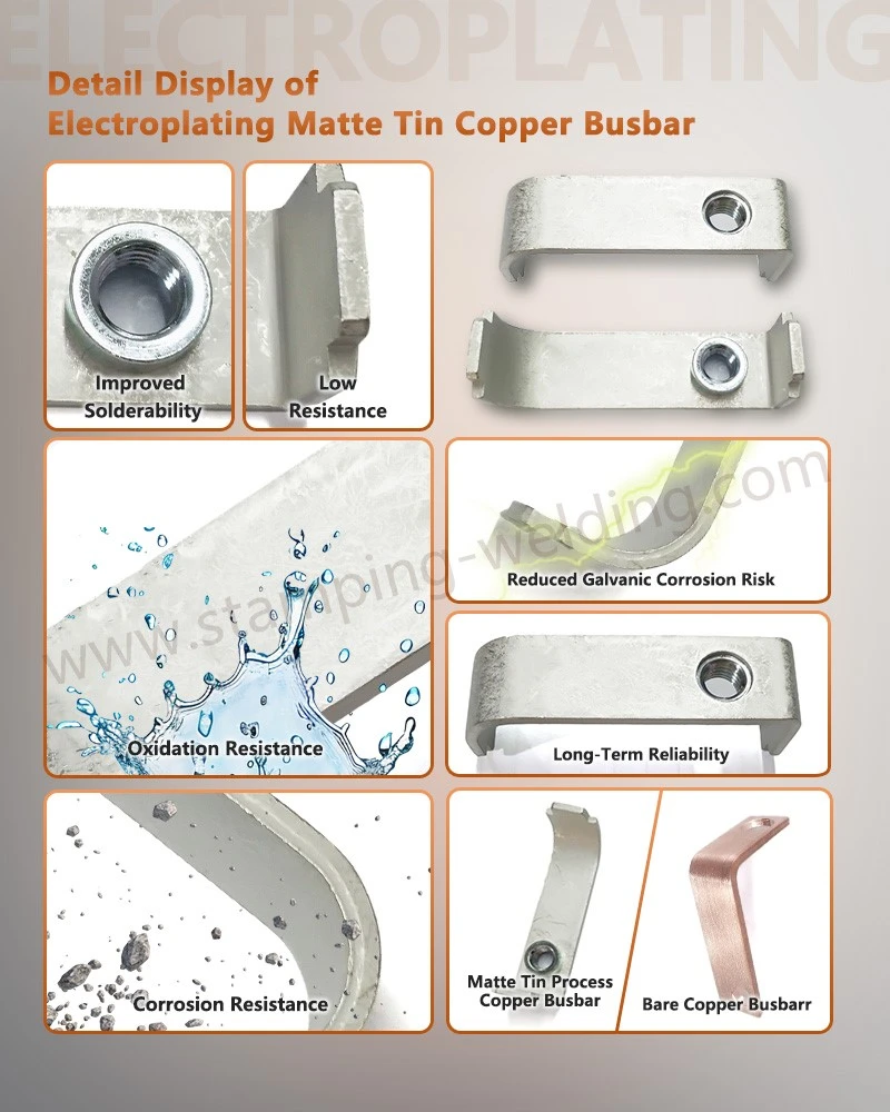 Detail Display of Tin Plated Copper BusBar Detail Display of Tin Plated Copper BusBar