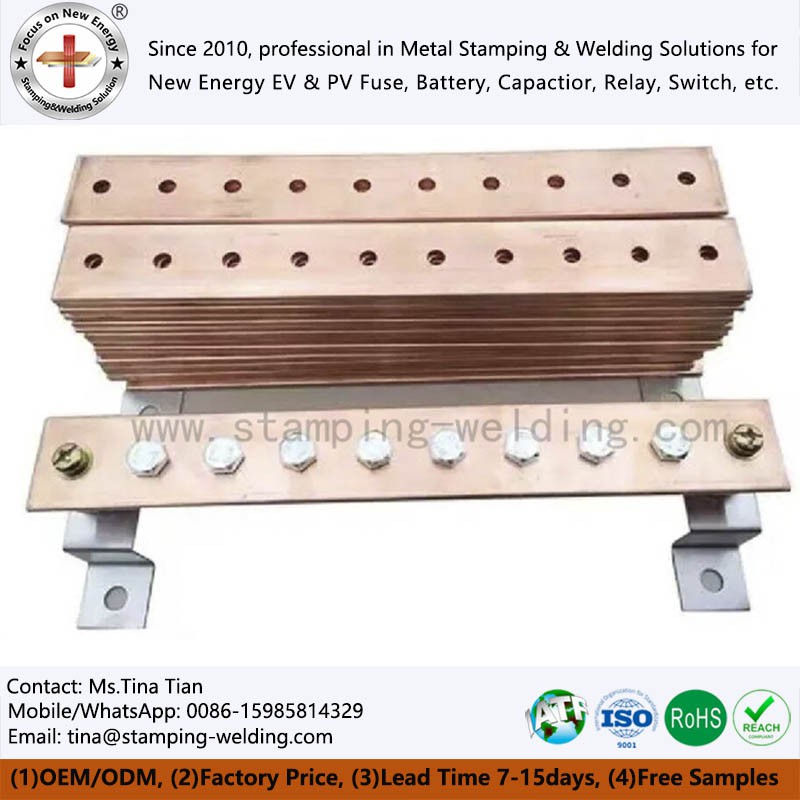 copper grounding busbar copper grounding busbar
