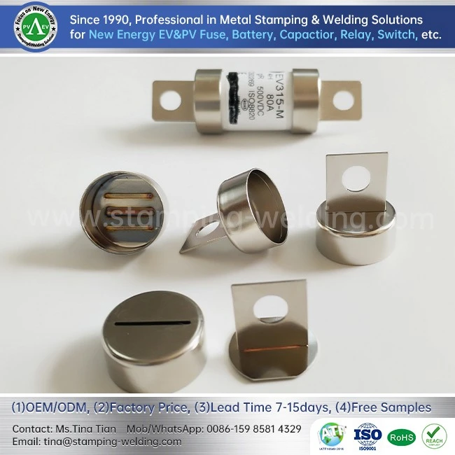 PV Fuse Copper Caps