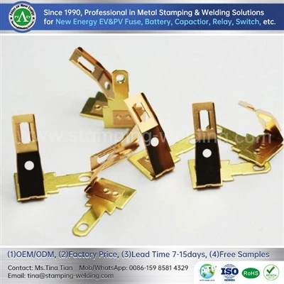 電気部品の真鍮板金部品