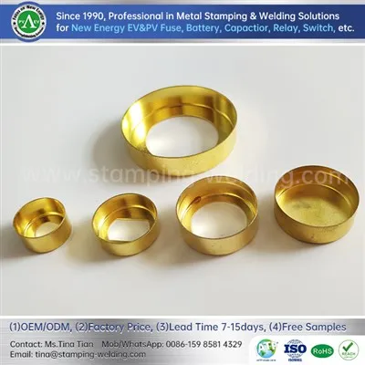 DCヒューズの真鍮製エンドピース